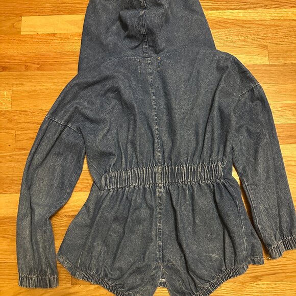 Vintage Denim Hooded Jacket - Picture 2 of 7